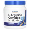 Фото применение Nutricost, L-Аргинин, L-Arginine Complex Blue Raspberry, 468 г