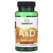 Фото применение Swanson, Витамины A и D, Vitamins A and D, 250 капсул