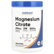 Фото применение Nutricost, Магний, Magnesium Citrate Unflavored 210 mg, 500 г