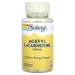 Фото применение Solaray, L-Карнитин, Acetyl L-Carnitine 500 mg, 30 капсул