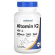 Фото використання Nutricost, Vitamin K2 100 mcg, Вітамін K2, 240 капсул