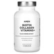 Фото применение Amen Biotin Collagen Vitamins+ Black, Витамин B7 Биотин, 90 капсу