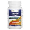 Фото применение Best Naturals, Метилфолат, L-Methyl Folate 15000 mcg, 60 таблеток