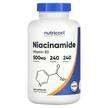 Фото применение Nutricost, Ниацинамид, Niacinamide Vitamin B3 500 mg, 240 капсул