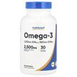 Фото використання Nutricost, Omega-3 2500 mg, Омега 3, 90 капсул