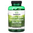 Фото применение Пассифлора, Lemon Balm Passionflower Skullcap Complex, 180 капсул
