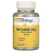 Фото применение Solaray, Бетаин с Пепсином, HCL with Pepsin, 180 капсул