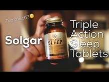 Solgar, Поддержка сна, Sleep Triple Action, 30 таблеток
