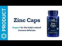 Life Extension, Zinc Caps High Potency 50 mg, Цинк 50 мг, 90 к...