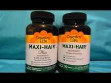 Country Life, Maxi-Hair 2000 mcg, Maxi-Hair 2000 мкг, 90 таблеток