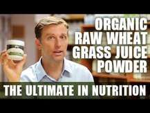 Raw Organic Wheatgrass Juice Powder Lemon, Вітграс, 164 г