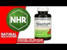 American Health, Papaya Enzyme with Chlorophyll, Ферменти Папа...