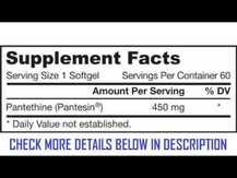 Jarrow Formulas, Pantethine 450 mg