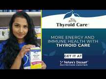 Thyroid Care Plus, Підтримка щитовидної залози, 60 капсул