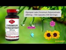 Olympian Labs, Chromium Polynicotinate 200 mcg