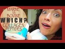 Marine Collagen Strawberry Flavor, Морський колаген, 150 г