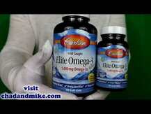 Carlson, Elite Omega-3 Plus D & K 60+