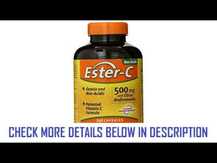 American Health, Ester-C with Citrus Bioflavonoids 500 mg