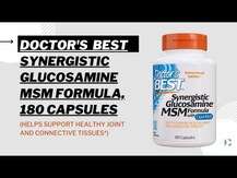 Synergistic Glucosamine MSM, Глюкозамін МСМ, 180 капсули