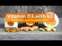 MH, Витамины D3 + K2, Vitamin D3 & K2, 90 таблеток