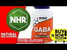 Now Foods, GABA 750 mg, ГАМК 750 мг, 100 капсул