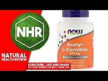 Now Foods, Acetyl-L-Carnitine 750 mg