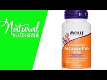 Now Foods, Astaxanthin 4 mg, Астаксантин 4 мг, 60 капсул