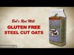 Видео обзор на Bob's Red Mill, Цельный Овес без глютена, Steel Cut Oats, 68