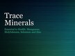 Відео огляд на Thorne, Trace Minerals 90, Мікроелементи, 90 капсул