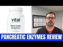 Vital Nutrients, Pancreatic Enzymes 1000 mg, Ферменти, 180 капсул