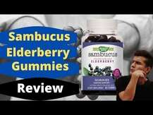 Nature's Way, Sambucus Gummies Standardized Elderberry, Чорна ...