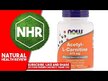 Відео огляд на NOW, Acetyl-L-Carnitine, Ацетилкарнітин, 100 капсул