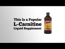 Now, L-Carnitine Liquid, L-Карнітин 1000 мг Рідкий Цитрус, 473 мл