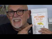 Micro Ingredients, Vitamin D3+K2, Вітаміни D3 K2, 300 капсул