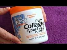 Doctor's Best, Collagen Types 1 & 3, Колаген з Вітаміном C...