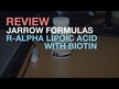 Видео обзор на R-альфа липоевая + биотин, R-Alpha Lipoic + Biotin, 60 капсул