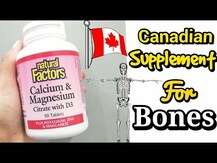 Natural Factors, Calcium & Magnesium Citrate with D3