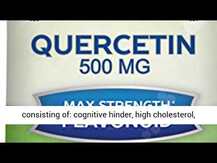 aSquared Nutrition, Кверцетин 500 мг, Quercetin 500 mg, 200 ка...