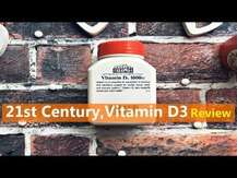 21st Century, Vitamin D3 250 mcg 10000 IU, Вітамін D3, 110 капсул