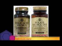 Solgar, Фолиевая кислота 400 мкг, Folic Acid 400 mcg, 250 табл...